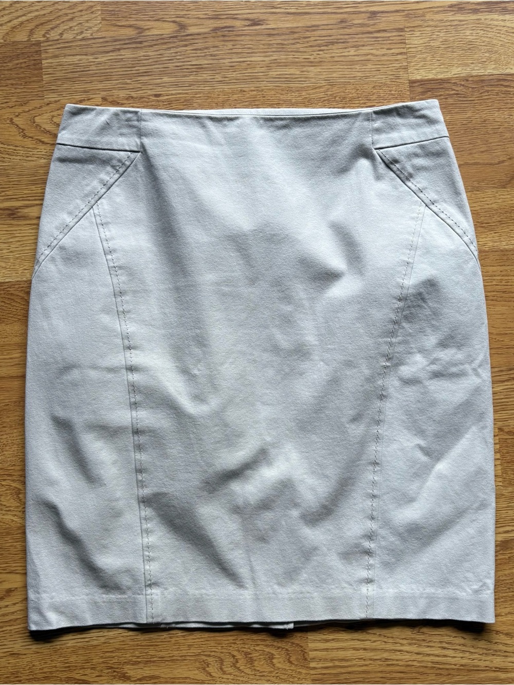 J. McLaughlin Women’s Tan Beige Neutral Classic Pencil Skirt Office Sz 8